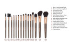 BH Cosmetics 15 pc Rose Gold Brush Set-image2