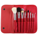 Morphe 8 Piece Candy Apple Red Brush Set - 700-image1