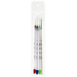 Petal Nail Art Brush Set Size 0,1,2,5 (Japan)-image1