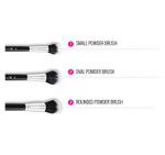 BH Cosmetics Dual Fiber 9 Piece Brush Set with Black Brush Roll-image2