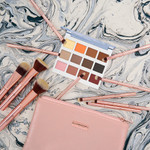 BH Cosmetics Metal Rose Brush Set