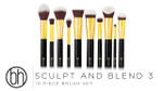 BH Cosmetics Sculpt and Blend 3 Brush Set-image3