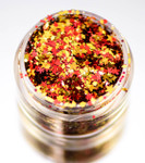 Stinaface Custom Chunky Glitter - Red & Gold