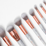 BH Cosmetics Marble Luxe 10 Piece Brush Set