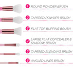 BH Cosmetics Mini Pink Perfection 6 Piece Brush Set