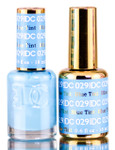 DND DC Blues & Greens GEL POLISH DUO, Gel Lacquer 0.5 oz + Matching Nail Polish Color 0.5 oz, Daisy Nails