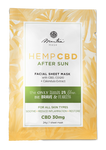 Mantra Mask Hemp CBD After Sun Facial Sheet Mask