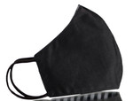 Sleekshop Reversible Black Checkered Face Mask (2 Pack)-image4