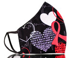 Sleekshop Reversible Heart Disease Awareness Face Mask (2 Pack)-image1