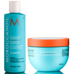 MoroccanOil Clarifying Shampoo & Restorative Hair Mask-image1