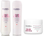 Goldwell Kit -Dualsenses Color Extra Rich Brilliance Shampoo & Conditioner & 60 Sec Treatment