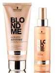Schwarzkopf BlondMe Keratin Restore Bonding Conditioner & Shine Elixir