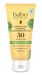 Babo Botanicals Sheer Zinc Mineral Sunscreen Lotion SPF 30