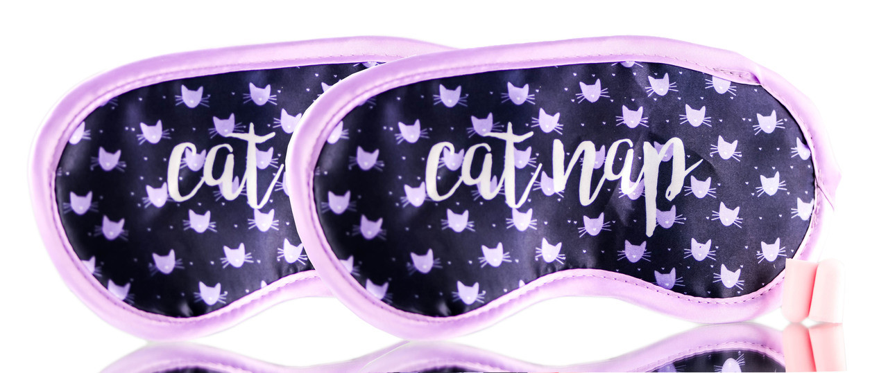 Danielle Creations Travel Eye Mask & Earplugs Set