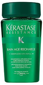 Kerastase Resistance Bain Age Recharge Shampoo - for tight scalp and hair losing vitality-image1