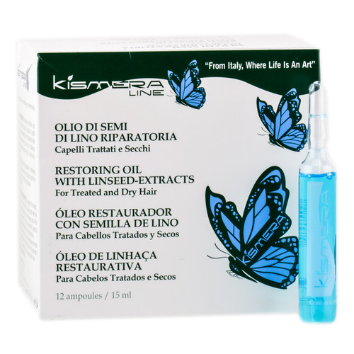 Kismera Restoring Oil With Linseed Extracts - Treated And Dry Hair-image1