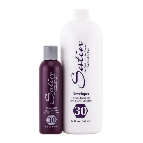 Satin Developer 30 Volume - Silicone Enhanced For Ultra Vivid Color-image1