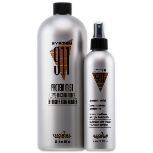 Hayashi System 911 Protein Mist Leave-In Conditioner - Detangler Body Builder-image1