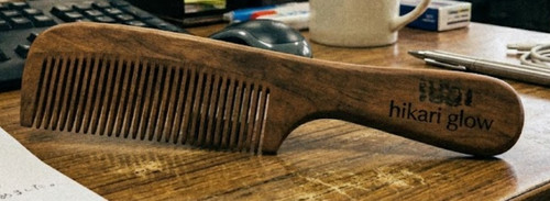 Hikari Glow Japanese Inspired Wood Comb-image1