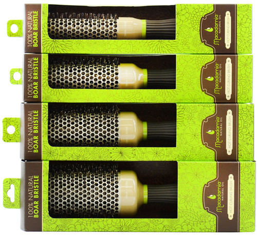 Macadamia Natural Oil Hot Curling Brush Boar Bristle-image1