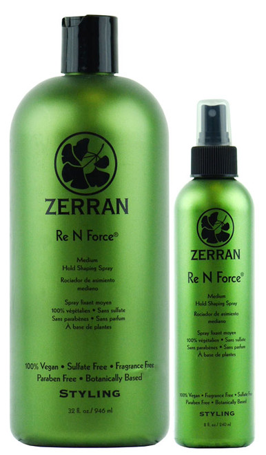 Zerran Re N Force - Fragrance Free Medium Hold Shaping Spray-image1