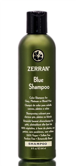 Zerran Blue Shampoo - for Brassy, Grey or Platinum Hair-image1