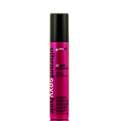 Sexy Hair Vibrant Rose & Almond Oil CC Hair Perfector Leave In Treatment-image1