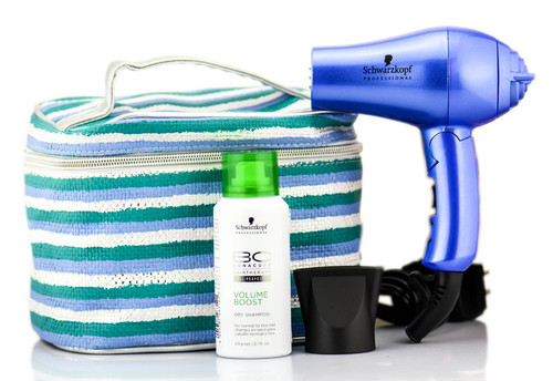 Schwarzkopf Professional Tanzanite Inspired Mini Blow Hair Dryer / Dry Shampoo Set