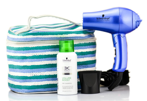 Schwarzkopf Professional Tanzanite Inspired Mini Blow Hair Dryer / Dry Shampoo Set-image1