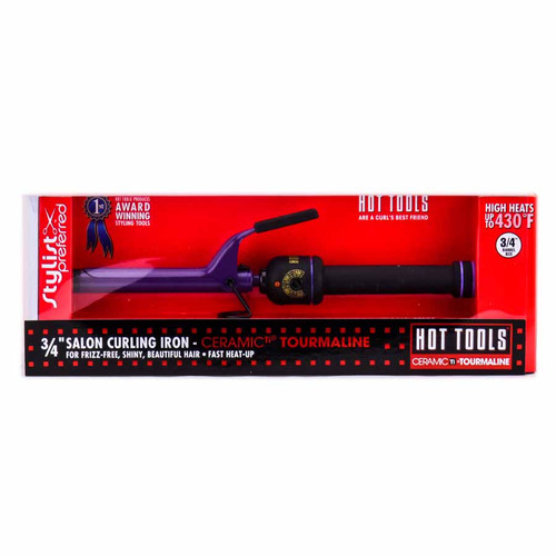 Hot Tools Ceramic Tourmaline Salon Curling Iron-image1
