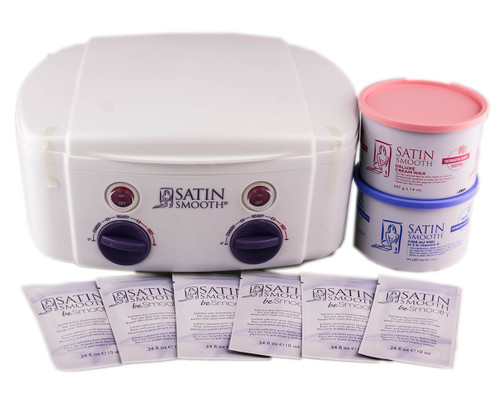 Satin Smooth Professional Double Wax Warmer Kit