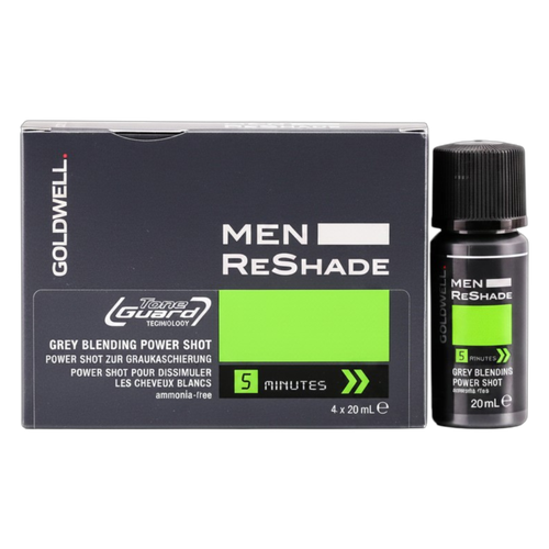 Goldwell Men ReShade Grey Blending Power Shot Hair Color (4 pack)