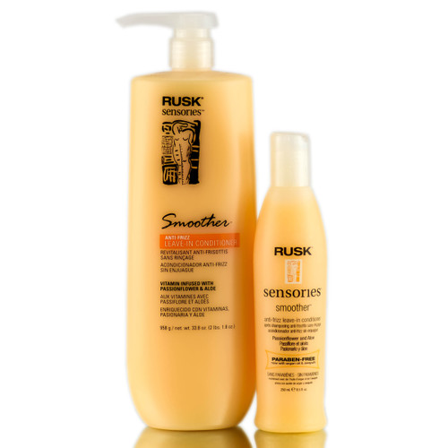 Rusk Smoother Conditioner - passionflower & aloe leave-in texturizing conditioner-image1