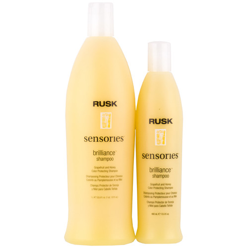 Rusk Brilliance Shampoo - grapefruit & honey color protect shampoo-image1