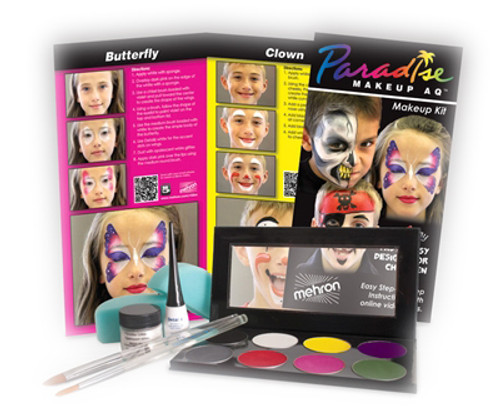 Mehron Children's Paradise Premium Makeup AQ - Face Painting Kit