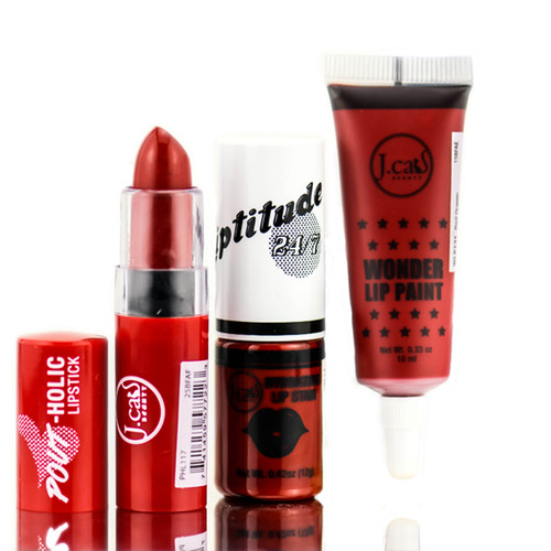Exclusive J Cat "Ravishing Reds" Lip Set-image1