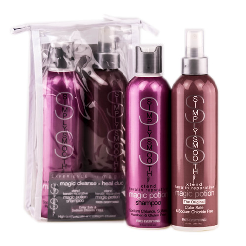 Simply Smooth Magic Cleanse Heal Magic Shampoo + Color Safe - Duo Kit-image1