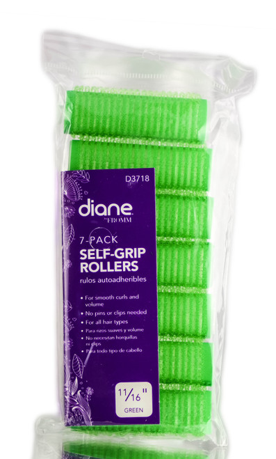 Diane Self Grip Green Rollers