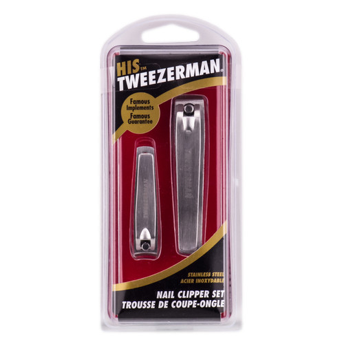 "His" Tweezerman Deluxe Nail Clipper Set-image1