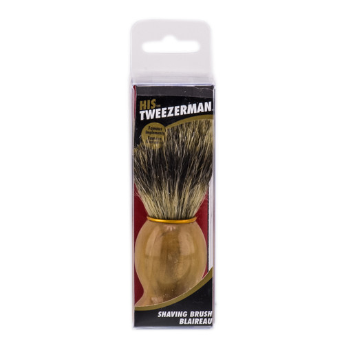 Tweezerman Professional Badger Shaving Brush-image1