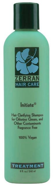 Zerran Initiate Hair Clarifying Shampoo for chlorine green, and other contaminants-image1