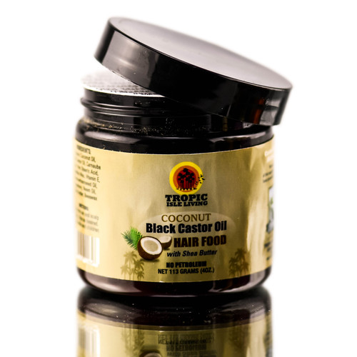 Tropic Isle Living Coconut Black Castor Oil Hair Food