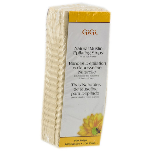 GiGi Natural Muslin Epilating Strips (100 Strips)