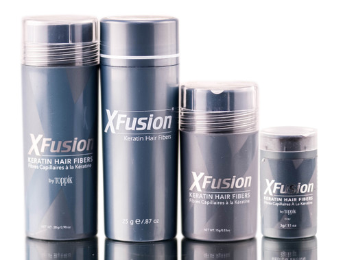 XFusion Gray Keratin Hair Fibers-image1