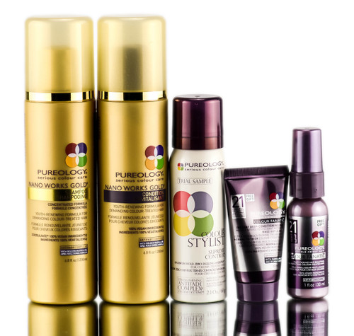 Pureology Nano Works Gold 5pc Gift Set-image1
