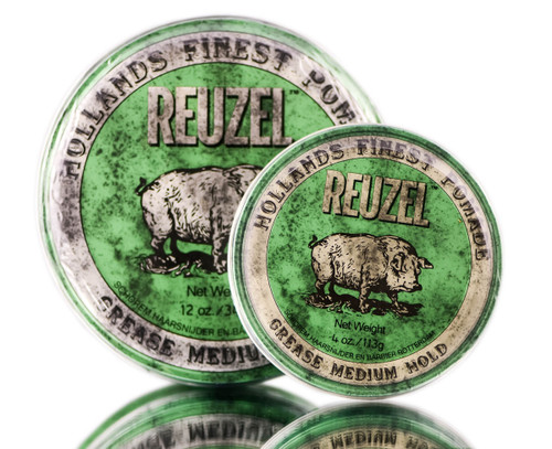 Reuzel Green Grease Medium Hold Pomade - Concentrated Oil