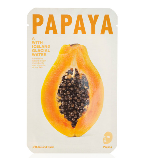 Mishe Papaya Iceland Glacial Water Sheet Mask-image1
