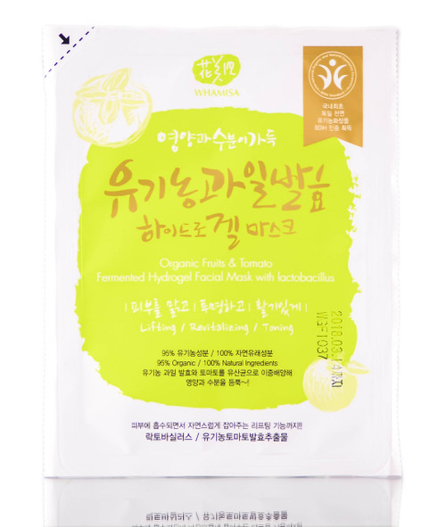 Whamisa Organic Fruits & Tomato Hydrogel Mask-image1