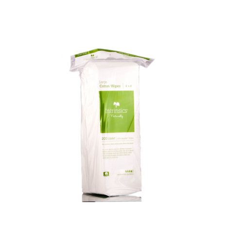 Intrinsics Naturally Large Cotton Wipes 4x4-image1