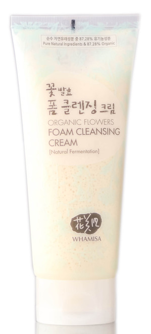 Whamisa Organic Flowers Foam Cleansing Cream-image1